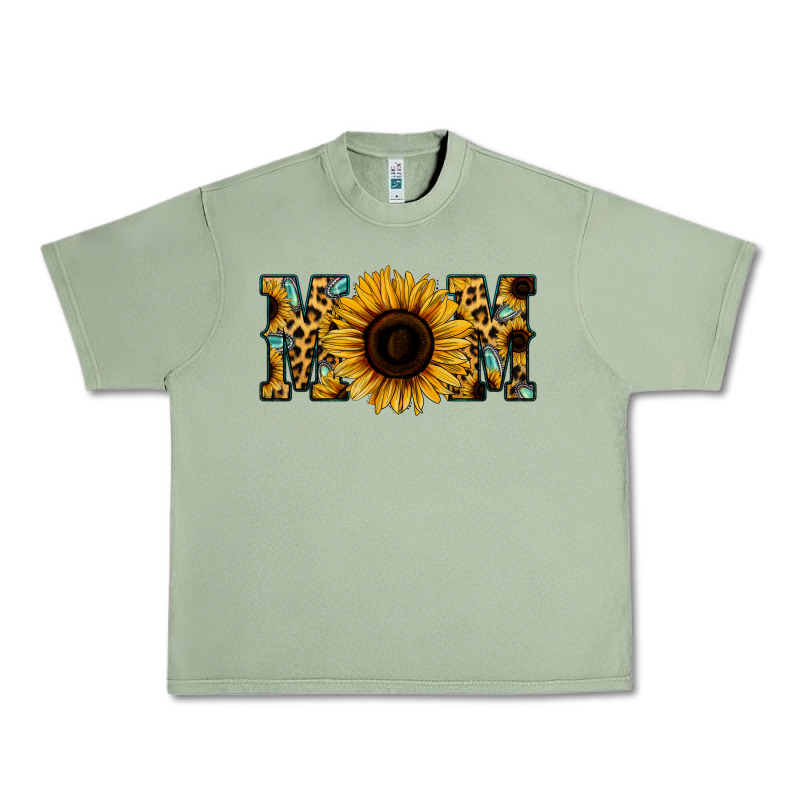 Leopard Sunflower Gemstone Mom Urban Heavy Tee by Bettercallsaul | Teevron