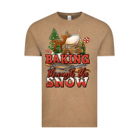 Vintage Coffee baking through the snow Vintage Tee - Jasminsmagicworld