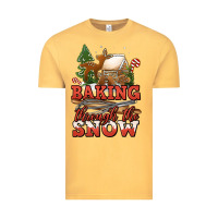 Vintage Mustard baking through the snow Vintage Tee - Jasminsmagicworld