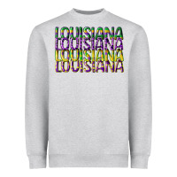 Louisiana Mardi Gras Heavyweight Sweatshirt | Teevron
