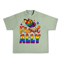 Oil Green proud ally Urban Heavy Tee - JahusDesignShop