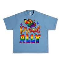 Pebble Blue proud ally Urban Heavy Tee - JahusDesignShop