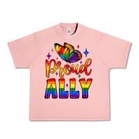 Salmon proud ally Urban Heavy Tee - JahusDesignShop