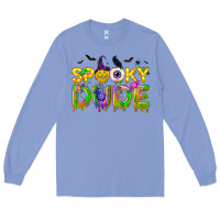 Colony Blue spooky dude Long Sleeve Tee - NancyCooperArtShop
