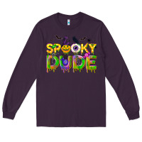 Plum spooky dude Long Sleeve Tee - NancyCooperArtShop