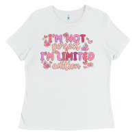 White i'm not perfect i'm limited edition Ladies Tee - MaliasSmallBusiness