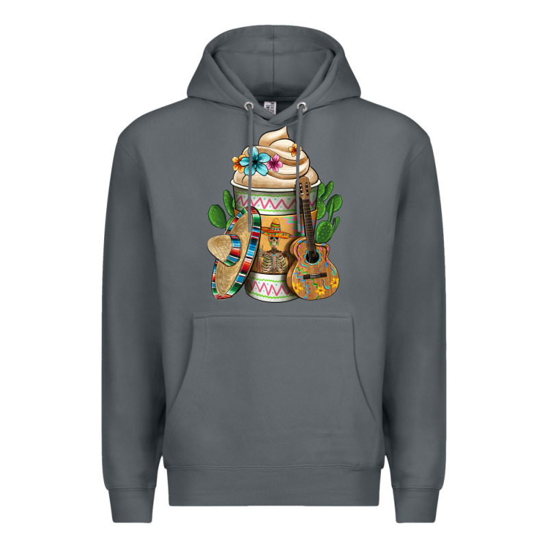 Mexican Hot Coffee Cup Premium Hoodie by FaDigitalArtStudio | Teevron