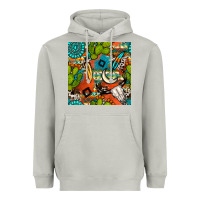 Moon Dust western cactus aztec seamless pattern Heavyweight Hoodie - BundleAndBundleShop