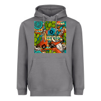 Storm western cactus aztec seamless pattern Heavyweight Hoodie - BundleAndBundleShop