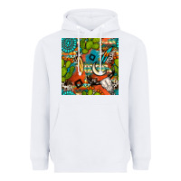 White western cactus aztec seamless pattern Heavyweight Hoodie - BundleAndBundleShop