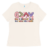 Bone god is greater than the highs and lows Ladies Tee - MaliasSmallBusiness