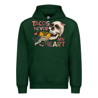 Forest Green Tacos Never Broke My Heart Urban Hoodie - CowhideDigitalArt