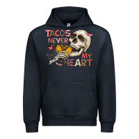Navy Tacos Never Broke My Heart Urban Hoodie - CowhideDigitalArt