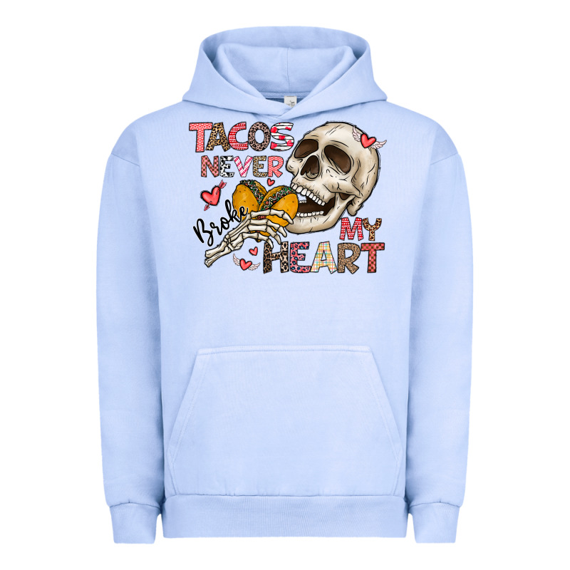 Tacos Never Broke My Heart Urban Hoodie by CowhideDigitalArt | Teevron
