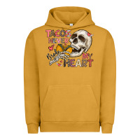 Pigment Peanut Butter Tacos Never Broke My Heart Urban Hoodie - CowhideDigitalArt