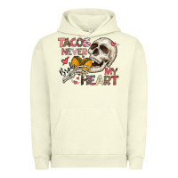 Pigment Pistachio Tacos Never Broke My Heart Urban Hoodie - CowhideDigitalArt