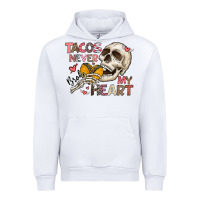 White Tacos Never Broke My Heart Urban Hoodie - CowhideDigitalArt