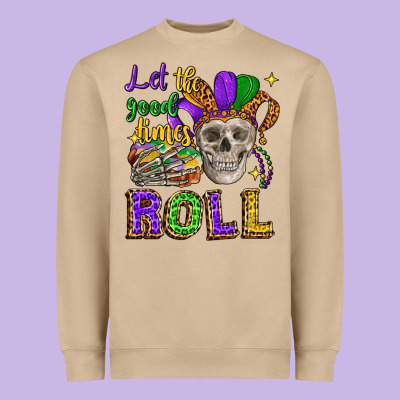 Let The Good Times Roll Heavyweight Sweatshirt Designed By Cowgirlartshop