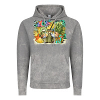 Cloud Rock coconut with fruits  background Vintage Hoodie - BarkalooDesign