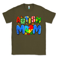Army Green autism mom Classic Tee - Artiststas