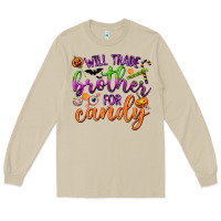 Mushroom Will Trade Brother for Candy Long Sleeve Tee - texasbilliewilder