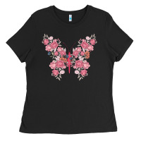 Floral Butterfly Ladies Tee | Teevron