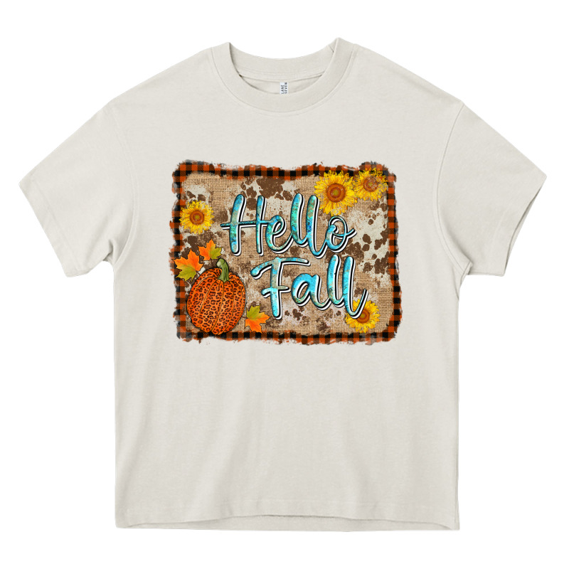 Hello Fall Heavy Core Tee by AdoDesignShop | Teevron