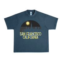 Midnight Navy San Francisco California Urban Heavy Tee - Bettercallsaul