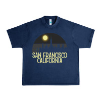 Navy San Francisco California Urban Heavy Tee - Bettercallsaul