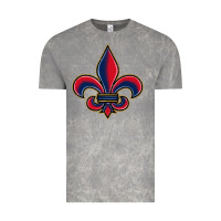 Cloud Rock louisiana fleur de lis Vintage Tee - BarkalooDesign