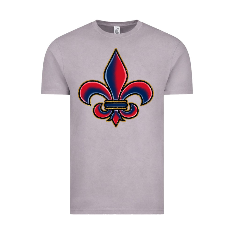 Louisiana Fleur De Lis Vintage Tee by BarkalooDesign | Teevron
