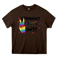 Chocolate Brown gay pride Heavy Core Tee - MaliasSmallBusiness