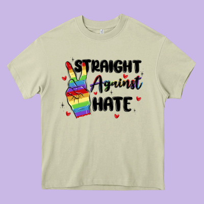 Gay Pride Heavy Core Tee Designed By Maliassmallbusiness
