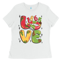 White love juneteenth lips Ladies Tee - MaliasSmallBusiness