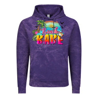 Cloud Purple beach babe Vintage Hoodie - BarkalooDesign