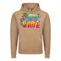 Vintage Coffee beach babe Vintage Hoodie - BarkalooDesign