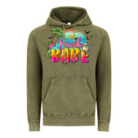 Vintage Olive beach babe Vintage Hoodie - BarkalooDesign