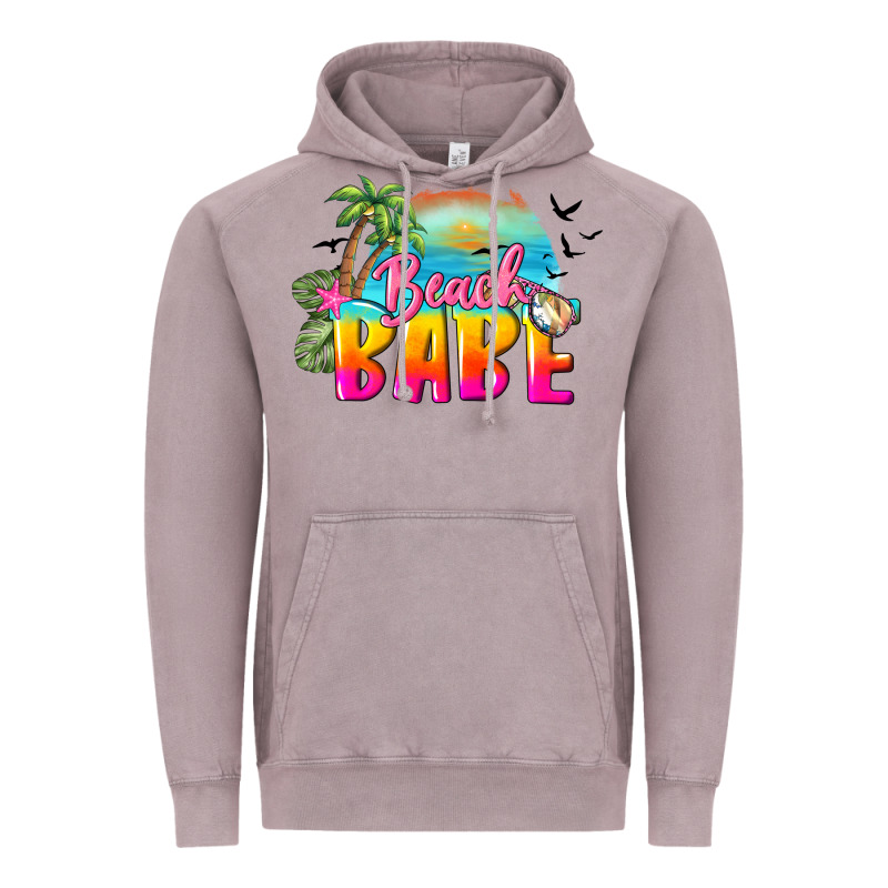 Beach Babe Vintage Hoodie by BarkalooDesign | Teevron