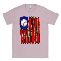 Lilac leopard baseball flag Classic Tee - JahusDesignShop