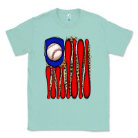 Seafoam leopard baseball flag Classic Tee - JahusDesignShop