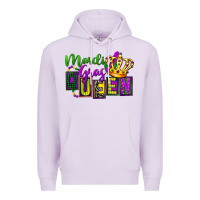 Lilac mardi gras queen Premium Hoodie - FaDigitalArtStudio