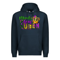 Navy mardi gras queen Premium Hoodie - FaDigitalArtStudio