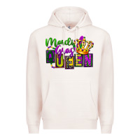 Pale Pink mardi gras queen Premium Hoodie - FaDigitalArtStudio