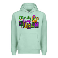 Seafoam mardi gras queen Premium Hoodie - FaDigitalArtStudio