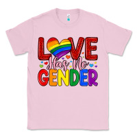 Bubblegum Pink love has no gender Classic Tee - Artiststas