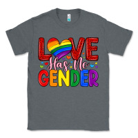Charcoal Heather love has no gender Classic Tee - Artiststas