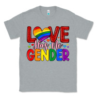 Heather Grey love has no gender Classic Tee - Artiststas