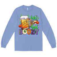 Colony Blue Lets Get Boozy Long Sleeve Tee - texasbilliewilder