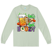 Matcha Lets Get Boozy Long Sleeve Tee - texasbilliewilder