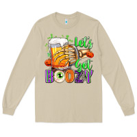 Mushroom Lets Get Boozy Long Sleeve Tee - texasbilliewilder